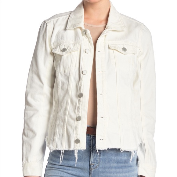 Blank NYC Jackets & Blazers - BLANKNYC Frayed Jean Jacket